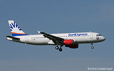 Airbus A320-214 | LY-NVT | SunExpress  |  with red engines stemming from previous operator 'Viva Colombia' | Z&UUML;RICH (LSZH/ZRH) 19.06.2019