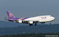 Boeing 747-4D7 | HS-TGA | Thai Airways International | Z&UUML;RICH (LSZH/ZRH) 14.07.2019