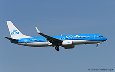 Boeing 737-8BK | PH-BXU | KLM Royal Dutch Airlines | Z&UUML;RICH (LSZH/ZRH) 23.07.2019