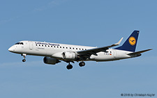 Embraer ERJ-190LR | D-AECA | Lufthansa Regional | Z&UUML;RICH (LSZH/ZRH) 01.08.2019
