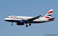 Airbus A319-131 | G-EUPW | British Airways | Z&UUML;RICH (LSZH/ZRH) 03.08.2019