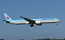 Boeing 777-3B5ER | HL8041 | Korean Air | Z&UUML;RICH (LSZH/ZRH) 24.08.2019