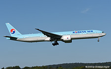 Boeing 777-3B5ER | HL8007 | Korean Air | Z&UUML;RICH (LSZH/ZRH) 03.09.2019