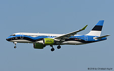 Airbus A220-300 | YL-CSJ | Air Baltic  |  Estonian Flag cs | Z&UUML;RICH (LSZH/ZRH) 11.09.2019