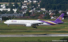 Boeing 777-3D7ER | HS-TKY | Thai Airways International | Z&UUML;RICH (LSZH/ZRH) 05.07.2020