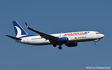 Boeing 737-8F2 | TC-JHC | AnadoluJet  |  with large Turkish Airlines sticker | FRANKFURT (EDDF/FRA) 08.09.2021