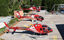 Eurocopter AS350 B3e Ecureuil | HB-ZVS | Air Zermatt  |  Flightline at Zermatt shortly before 5 p.m. | ZERMATT (LSEZ/---) 17.08.2021