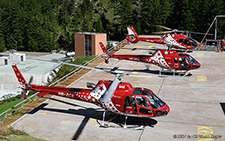 Aerospatiale AS350 B3 Ecureuil | HB-ZCX | Air Zermatt  |  full ramp at Zermatt | ZERMATT (LSEZ/---) 18.08.2021