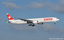 Boeing 777-3DEER | HB-JNC | Swiss Global Airlines | Z&UUML;RICH (LSZH/ZRH) 10.01.2021