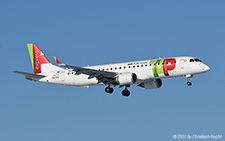 Embraer ERJ-190LR | CS-TPU | TAP Express (Portugalia Airlines) | Z&UUML;RICH (LSZH/ZRH) 13.02.2021