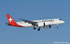 Embraer ERJ-190-E2 | HB-AZC | Helvetic Airways | Z&UUML;RICH (LSZH/ZRH) 13.02.2021