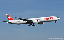 Boeing 777-3DEER | HB-JNA | Swiss International Air Lines | Z&UUML;RICH (LSZH/ZRH) 20.02.2021
