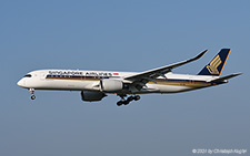 Airbus A350-941 | 9V-SMH | Singapore Airlines | Z&UUML;RICH (LSZH/ZRH) 20.04.2021
