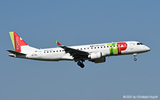 Embraer ERJ-190LR | CS-TPU | TAP Express (Portugalia Airlines) | Z&UUML;RICH (LSZH/ZRH) 25.04.2021