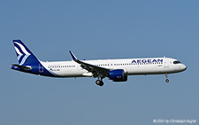 Airbus A321-271nx | SX-NAA | Aegean Airlines | Z&UUML;RICH (LSZH/ZRH) 25.04.2021