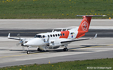 Hawker Beechcraft King Air 350 | LN-KYV | Norwegian Coastal Administration (Sundt Air) | Z&UUML;RICH (LSZH/ZRH) 27.04.2021