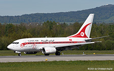 Boeing 737-6H3 | TS-IOP | Tunisair  |  Retro cs | Z&UUML;RICH (LSZH/ZRH) 08.05.2021