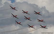 Pilatus PC-7 | - | Swiss Air Force  |  Pilatus PC-7 Team at Zurich airport | Z&UUML;RICH (LSZH/ZRH) 11.09.2021