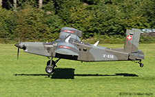 Pilatus PC-6/B2-H2M-1 | V-616 | Swiss Air Force | LSNB 12.09.2022