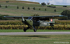 Piper PA-18-150 Super Cub | HB-PAY | private  |  former V-654 of Swiss Air Force | LANGENTHAL BLEIENBACH (LSPL/---) 04.09.2022