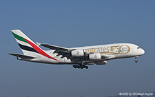 Airbus A380-861 | A6-EEX | Emirates Airline  |  Year of the Fiftieth sticker | Z&UUML;RICH (LSZH/ZRH) 14.01.2022