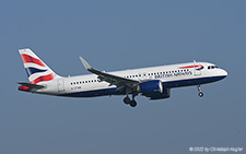 Airbus A320-251n | G-TTNB | British Airways | Z&UUML;RICH (LSZH/ZRH) 15.01.2022