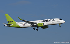 Airbus A220-300 | YL-AAW | Air Baltic | Z&UUML;RICH (LSZH/ZRH) 16.01.2022