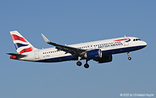 Airbus A320-251n | G-TTNJ | British Airways | Z&UUML;RICH (LSZH/ZRH) 26.01.2022