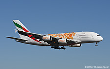 Airbus A380-861 | A6-EOV | Emirates Airline | Z&UUML;RICH (LSZH/ZRH) 09.02.2022