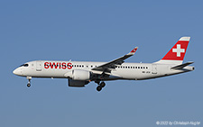 Airbus A220-300 | HB-JCU | Swiss International Air Lines | Z&UUML;RICH (LSZH/ZRH) 10.02.2022