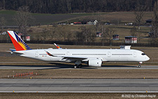 Airbus A350-941 | D-AAEU | Philippine Air Lines  |  Flown by Lufthansa Technik pilots to Shannon for repaint | Z&UUML;RICH (LSZH/ZRH) 12.02.2022