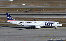 Embraer ERJ-195LR | SP-LNO | LOT Polish Airlines | Z&UUML;RICH (LSZH/ZRH) 12.02.2022