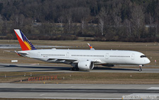 Airbus A350-941 | D-AAEU | Philippine Air Lines  |  Flown by Lufthansa Technic pilots to Shannon for repaint | Z&UUML;RICH (LSZH/ZRH) 12.02.2022