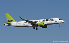 Airbus A220-300 | YL-AAR | Air Baltic | Z&UUML;RICH (LSZH/ZRH) 27.02.2022