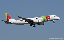 Embraer ERJ-190LR | CS-TPO | TAP Express (Portugalia Airlines) | Z&UUML;RICH (LSZH/ZRH) 05.03.2022