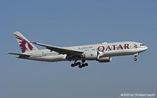 Boeing 777-2DZLR | A7-BBC | Qatar Airways  |  with 25 years of Excellence sticker | Z&UUML;RICH (LSZH/ZRH) 05.03.2022
