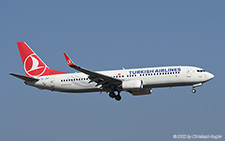 Boeing 737-8F2 | TC-JVF | Turkish Airlines | Z&UUML;RICH (LSZH/ZRH) 05.03.2022