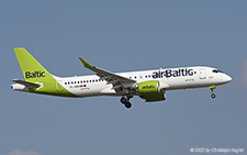 Airbus A220-300 | YL-ABD | Air Baltic | Z&UUML;RICH (LSZH/ZRH) 06.03.2022