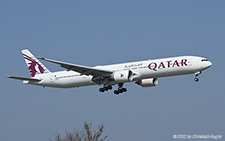 Boeing 777-367ER | A7-BOD | Qatar Airways | Z&UUML;RICH (LSZH/ZRH) 19.03.2022