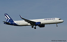 Airbus A321-271nx | SX-NAD | Aegean Airlines | Z&UUML;RICH (LSZH/ZRH) 15.04.2022