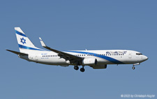 Boeing 737-8BK | 4X-EKT | El Al Israel Airlines | Z&UUML;RICH (LSZH/ZRH) 08.07.2022