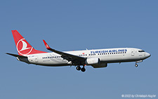 Boeing 737-8F2 | TC-JHU | Turkish Airlines | Z&UUML;RICH (LSZH/ZRH) 08.07.2022