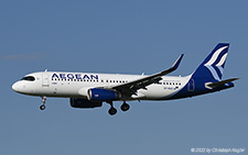 Airbus A320-232 | SX-DGZ | Aegean Airlines | Z&UUML;RICH (LSZH/ZRH) 08.07.2022