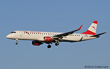 Embraer ERJ-195LR | OE-LWQ | Austrian Airlines | Z&UUML;RICH (LSZH/ZRH) 11.08.2022