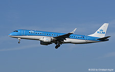 Embraer ERJ-190STD | PH-EZW | KLM Cityhopper | Z&UUML;RICH (LSZH/ZRH) 22.08.2022