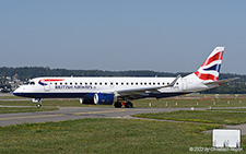 Embraer ERJ-190SR | G-LCYU | British Airways | Z&UUML;RICH (LSZH/ZRH) 23.08.2022