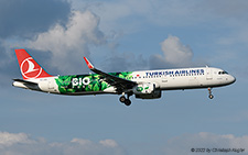 Airbus A321-231 | TC-JSU | Turkish Airlines  |  Bio Fuel | Z&UUML;RICH (LSZH/ZRH) 01.09.2022