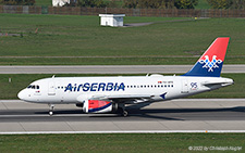 Airbus A319-132 | YU-APD | Air Serbia | Z&UUML;RICH (LSZH/ZRH) 07.10.2022