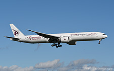 Boeing 777-367ER | A7-BOC | Qatar Airways  |  with FIFA World Cup Qatar 2022 sticker | Z&UUML;RICH (LSZH/ZRH) 22.10.2022