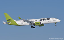 Airbus A220-300 | YL-AAU | Air Baltic  |  Flying for Swiss International Air Lines | Z&UUML;RICH (LSZH/ZRH) 11.12.2022